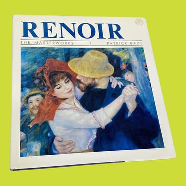 Vintage Renoir The Masterworks Book Retro 1980s Victorian + Hardback w/Sleeve + Patrick Bade + Coffee Table Book + Famous Artwork + Plates 