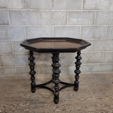 Octagonal End Table with Copper Top 25.5