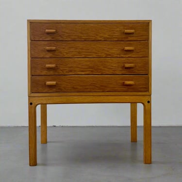 Danish Oak Chest of Drawers / Small Dresser - #A1742