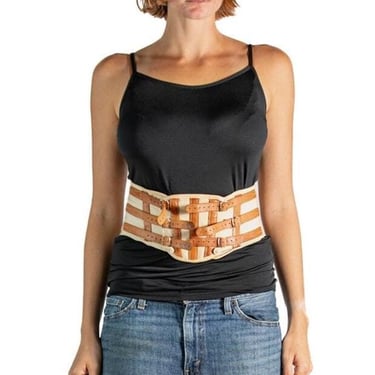 Brown Corset Buckle Belt 