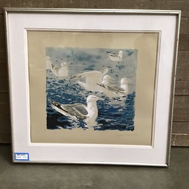 &#8220;Herring Gulls&#8221; Art Print (Tacoma)