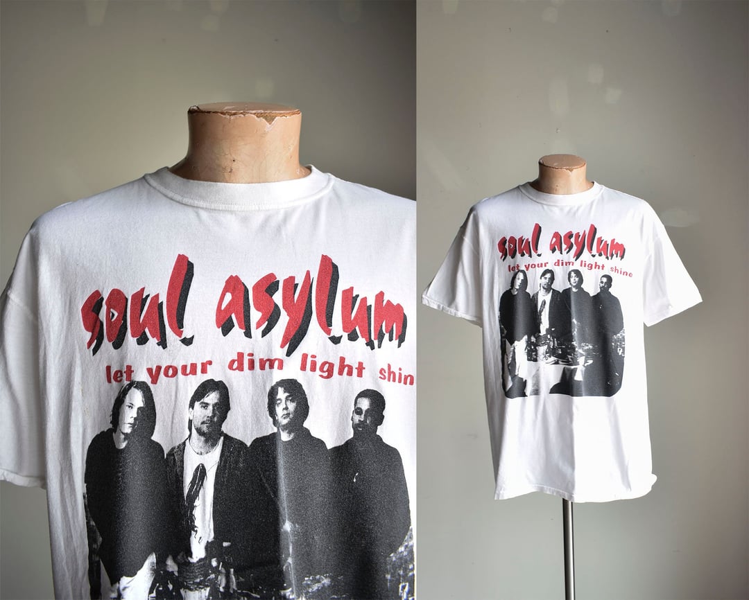 Popular Vintage 90s Soul Asylum T-Shirt Rock Alternative Band Size XLarge XL Tee Black