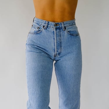 Vintage 90s LEVIS 501 Light Wash High Waisted Jeans | Made in USA | Size 26x31 | Unisex, Streetwear | 1990s LEVIS Light Wash Denim Pants 
