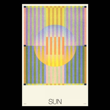 Sun | Risograph Print