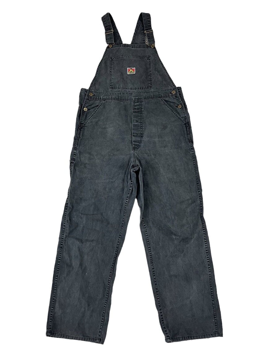 Vintage Ben Davis Black Duck Bib Overalls Made in USA Downtown