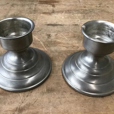 Pewter Candle Holders (Seattle)