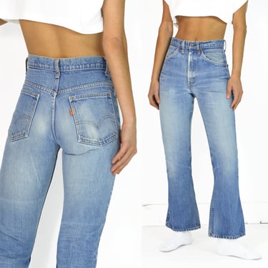 Vintage 70s Levi's 646 Bell Bottom Jeans, 28” 
