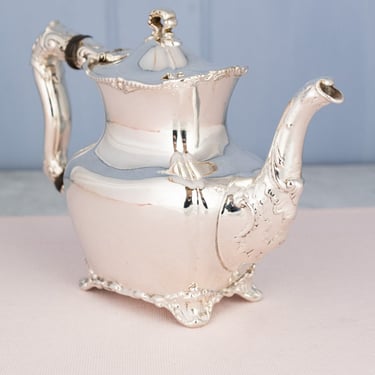 Antique Silver Ten Eyck Hotel Teapot