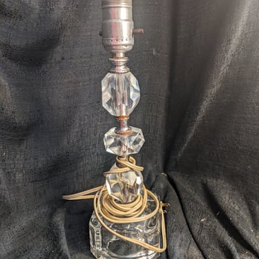 Vintage Glass Table Ligjt