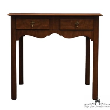 KINDEL FURNITURE Grand Rapids, MI Bookmatched Walnut Mediterranean Style 26" Square Accent End Table 