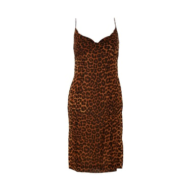 John Galliano Leopard Print Dress
