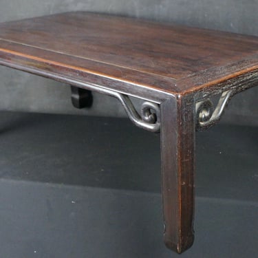 Antique Zen Dai Japan writing table Shuji art 1880 Japanese interior hard wood furniture 