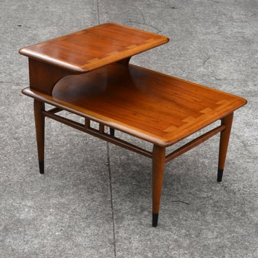 Vintage Mid-Century Acclaim Series 2 Tier Step Side Table