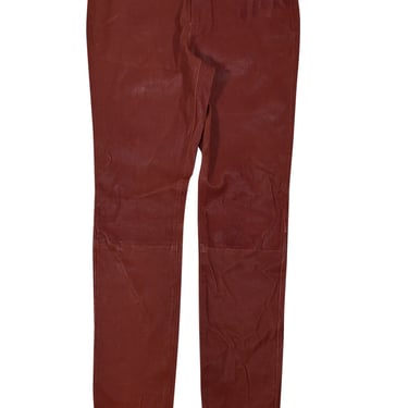 Adriano Goldschmeid - Rusty Red Skinny Leg Pant Sz 14