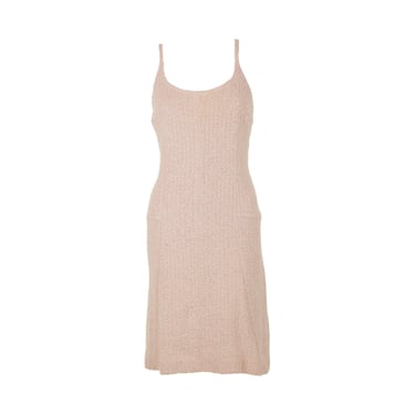 Chanel Baby Pink Tweed Dress