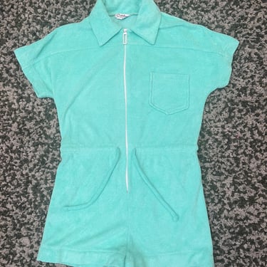 Vintage 1970s Catalina Terry cloth romper 