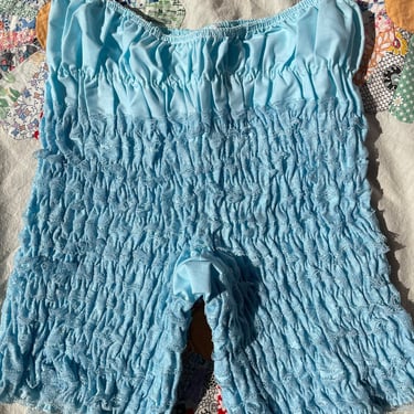 1970s Blue Lace Bloomers size Small 