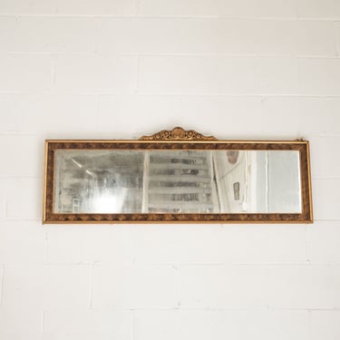 antique french gilt mantle mirror