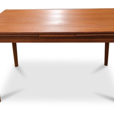 Teak Dining Table W Two Leaves - 122226