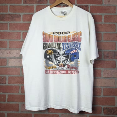 Vintage 2002 Silver Dollar Classic ORIGINAL Football Rivalry Tee - 2 Extra Large 