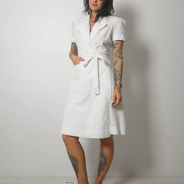 WWII Magicoat Nurse Wrap Dress