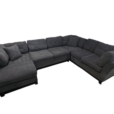 Grey Cloth Ashley Furniture Sectional With Chaise