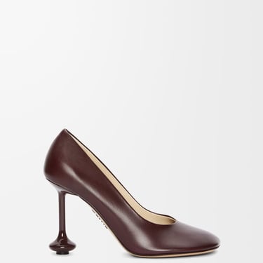 Loewe Women Burgundy Leather Toy Pumps