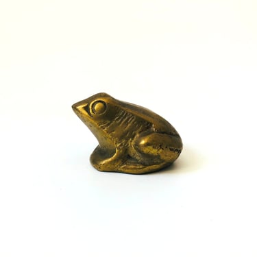 Petite Brass Frog 