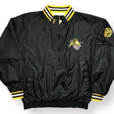 Vintage 90s Pro Player University of Colorado Buffaloes Half Zip Embroidered Anorak Windbreaker Jacket Size XL 
