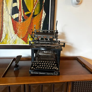 Early 1900’s Remington No. 7 Antique Desktop Typewriter Working 