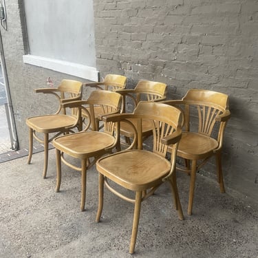 Set of 6 Bentwood Bistro Chairs