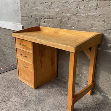 Vintage Solid Maple Desk