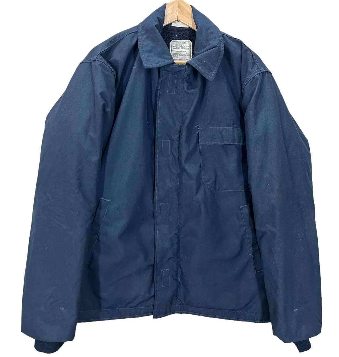 Vintage 1990 USN Navy Blue Cold Weather Flame Resistant | Downtown 