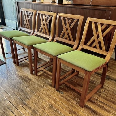 Set of 1950s Heywood Wakefield Dining Chairs