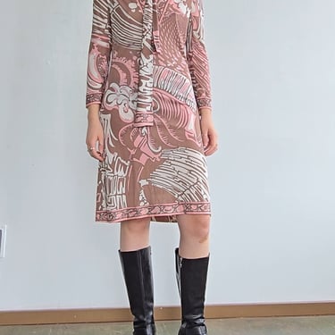 Pucci 1970s Silk Jersey Dress
