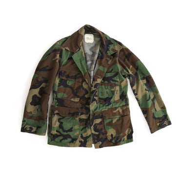 Military issue camo jacket | US NAVY stenciled Camouflage jacket 