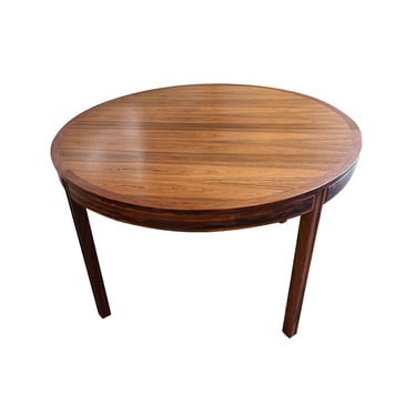 Swedish Modern Rosewood Extendable Dining Table by Bertil Fridhagen