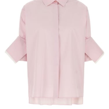 Loewe Women Pastel Pink Poplin Oversize Shirt