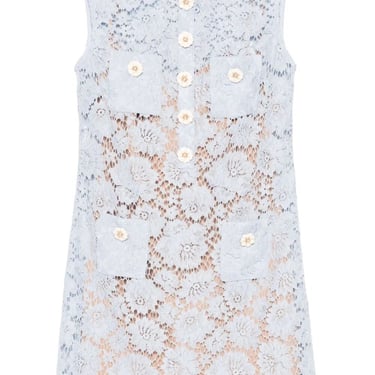 Self-Portrait Women Fine Lace Mini Dress