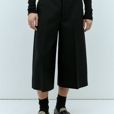 Gucci Men Wool Silk Cropped Pants