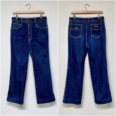 Vintage 1980s Jordache Jeans, 80s Women's High Waisted Dark Wash Denim, 32 x 27, VFG 