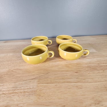 Russel Wright Steubenville American Modern Mustard Cups Set of 4 