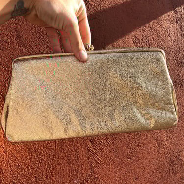 Vintage Gold Clutch 