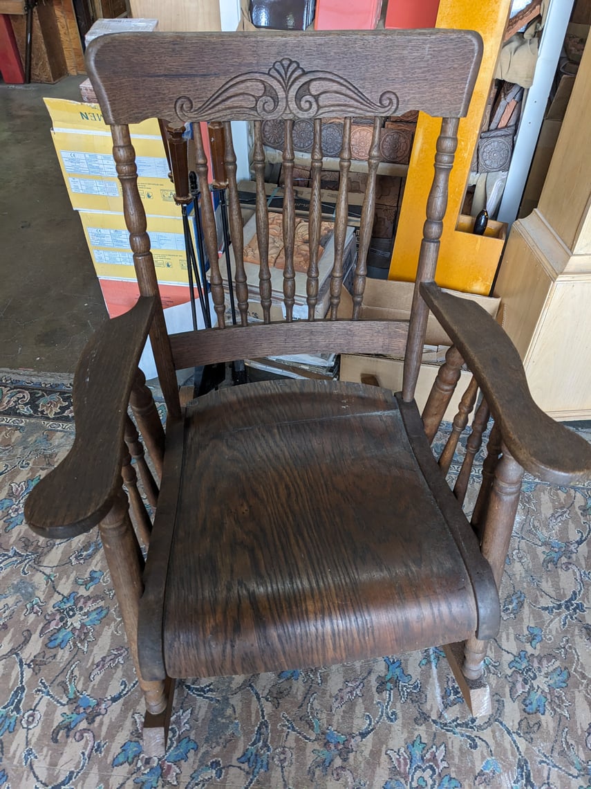 Antique Wood Rocking Chair | Earthwise Architectual Salvage (Seattle ...