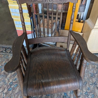 Antique Wood Rocking Chair