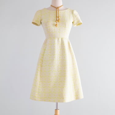 Iconic 1960's Givenchy Mod Spring Green Day Dress / XS