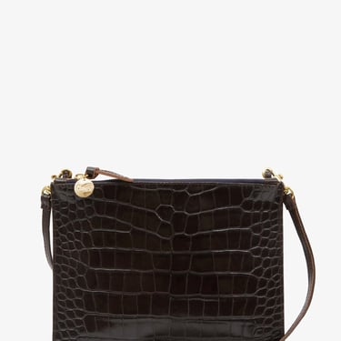 Margot Double Sac Bretelle - Kalamata Croco