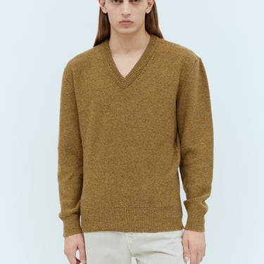 Lemaire Men V Neck Wool Sweater