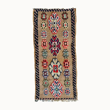 Hand-knotted Moroccan Rug | 3’1” x 6’10”