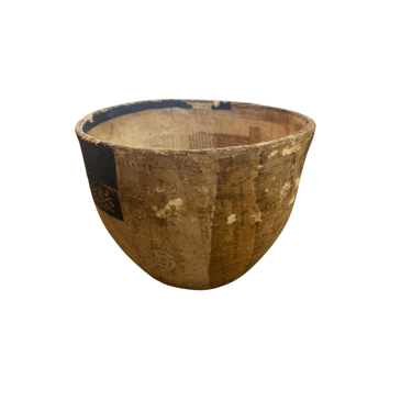 Antique Paper Mache Basket
